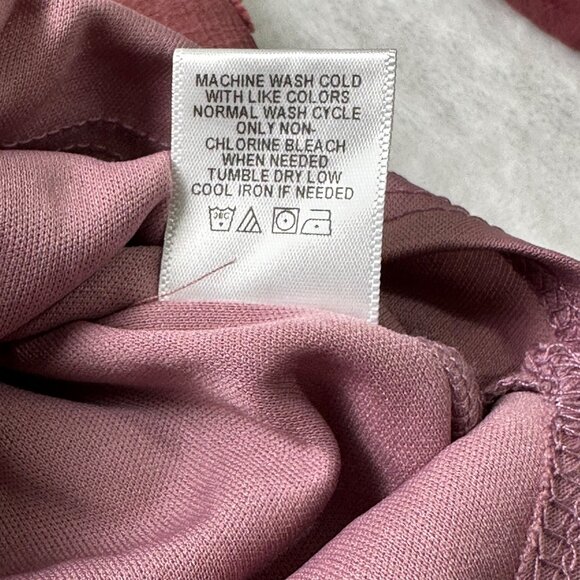 Beacon Apparel Womens Elegant Blouse Rose Sz S Texture Bohimian Blouse NWOT - Picture 9 of 11